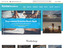 Tablet Screenshot of kontanacademy.com